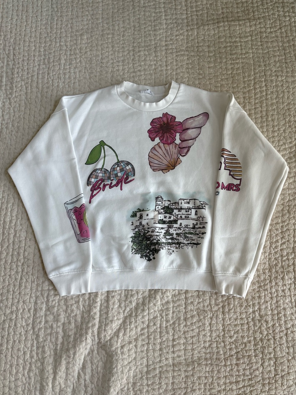 Six Stories 'Bride' Ibiza Beach Pullover Sweatshirt